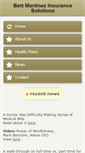 Mobile Screenshot of bettmartinezinsurancesolutions.com